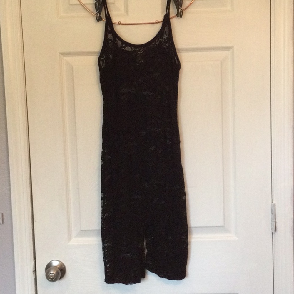 Black laced jumper